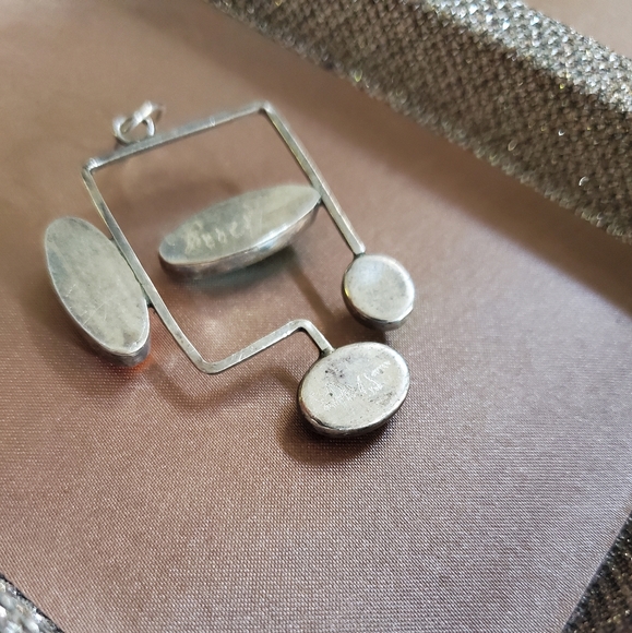 Sterling Artisan Gemstone Pendant - Picture 7 of 9